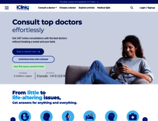doctor.icliniq.com screenshot