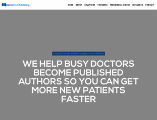 doctorbookpublishing.com screenshot
