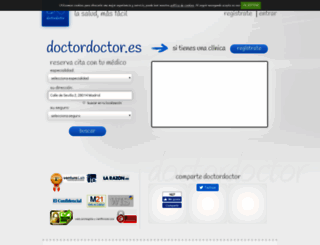 doctordoctor.es screenshot