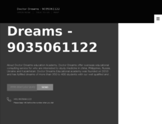 doctordreams.nowfloats.com screenshot
