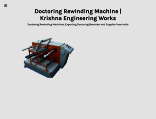 doctoringrewindingmachine.carbonmade.com screenshot