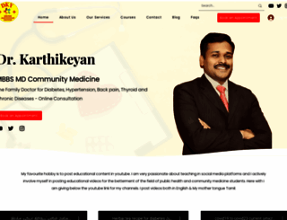 doctorkarthikeyan.com screenshot