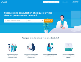 doctorlib.fr screenshot