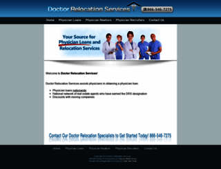 doctorrelocationservices.com screenshot