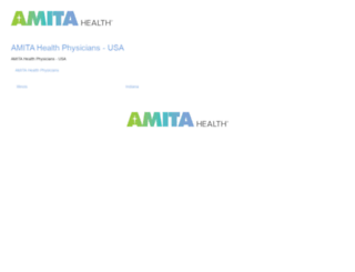 doctors.amitahealth.org screenshot