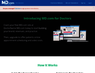 doctors.md.com screenshot