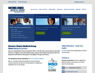 doctorschoicemedicalgroup.com screenshot