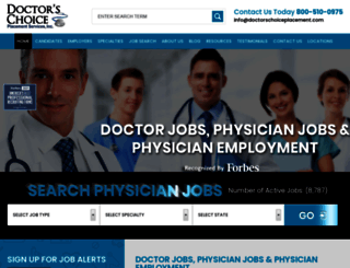doctorschoiceplacement.com screenshot
