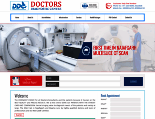 doctorsdiagnosticcentre.in screenshot