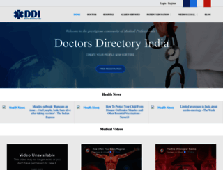 doctorsdirectoryindia.com screenshot