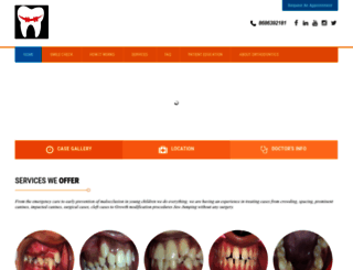 doctorsmileortho.com screenshot