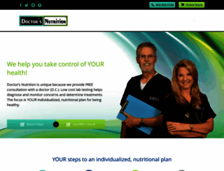 doctorsnutrition.com screenshot