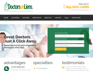 doctorsonliens.com screenshot
