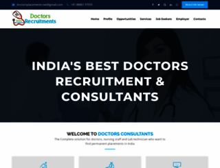 doctorsplacements.net screenshot