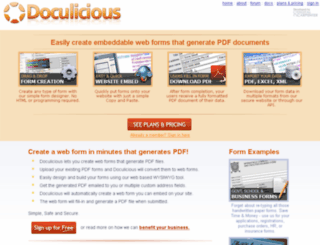doculicious.com screenshot