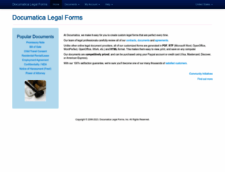 documatica-forms.com screenshot