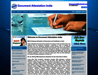 document-attestation.com screenshot