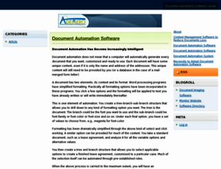 document-automation-software.com screenshot