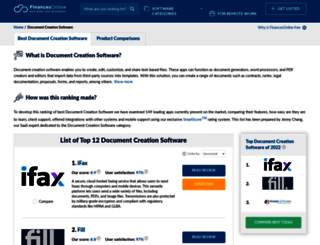 document-creation.financesonline.com screenshot