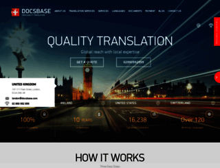 document-translations.co.uk screenshot