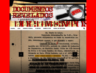 documentosrevelados.com.br screenshot
