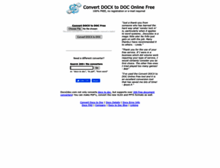 docx2doc.com screenshot