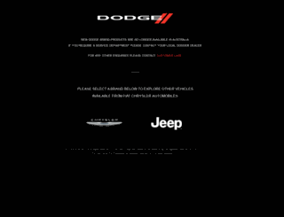 dodge.com.au screenshot
