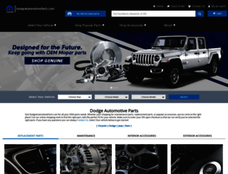 dodgeautomotiveparts.com screenshot