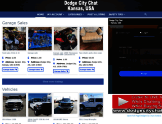 dodgecitychat.com screenshot