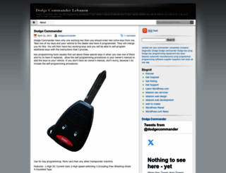 dodgecommander.wordpress.com screenshot