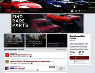 dodgeintrepid.net screenshot