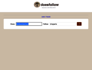 doesfollow.com screenshot