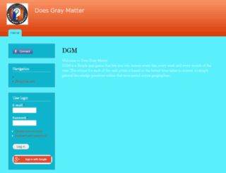 doesgraymatter.com screenshot