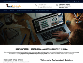 doesinfotech.com screenshot