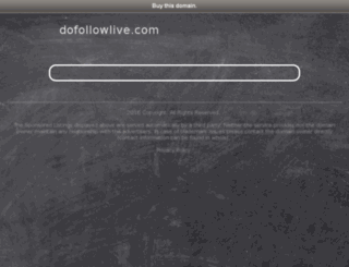 dofollowlive.com screenshot