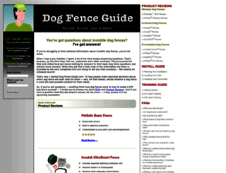 dog-fence-guide.com screenshot