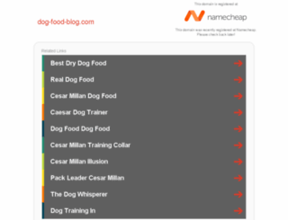 dog-food-blog.com screenshot