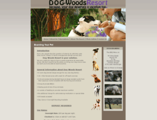 dog-woodsresort.com screenshot