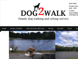 dog2walk.co.uk screenshot