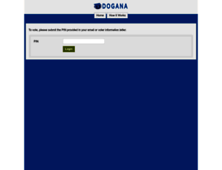 dogana.simplyvoting.com screenshot