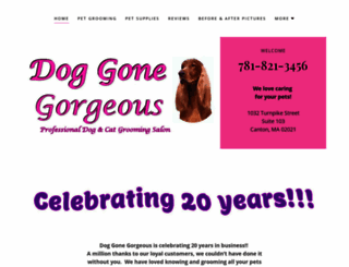 dogandcatgroomingma.com screenshot