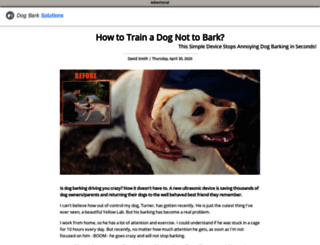 dogbarksolutions.com screenshot