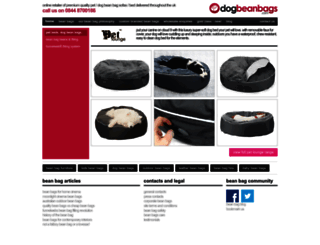 dogbeanbags.com screenshot