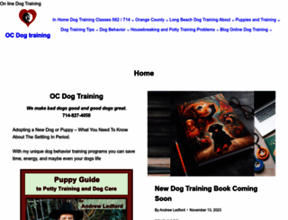 dogbehaviortraining.com screenshot