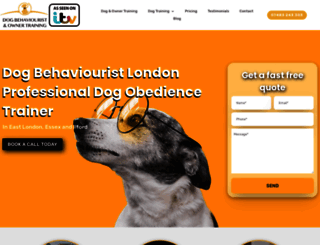 dogbehaviouristlondon.co.uk screenshot