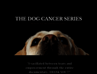 dogcancerseries.com screenshot