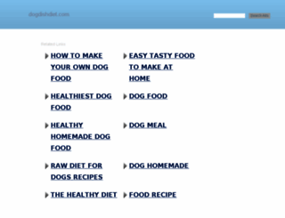 dogdishdiet.com screenshot