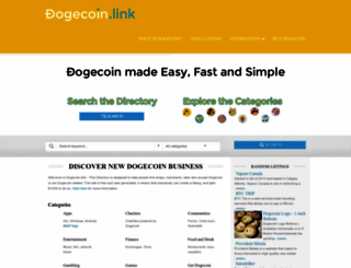 dogecoin.link screenshot