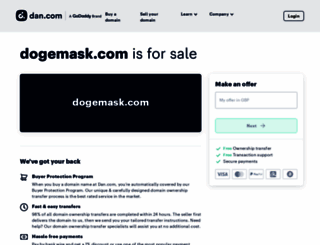 dogemask.com screenshot