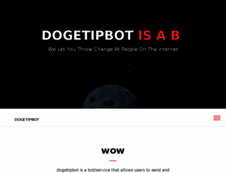 dogetipbot.com screenshot